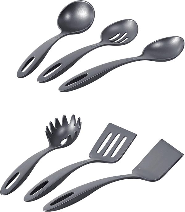 15 pc Aluminum Nonstick Cookware Set with Utensils Silver, 80143/035DS