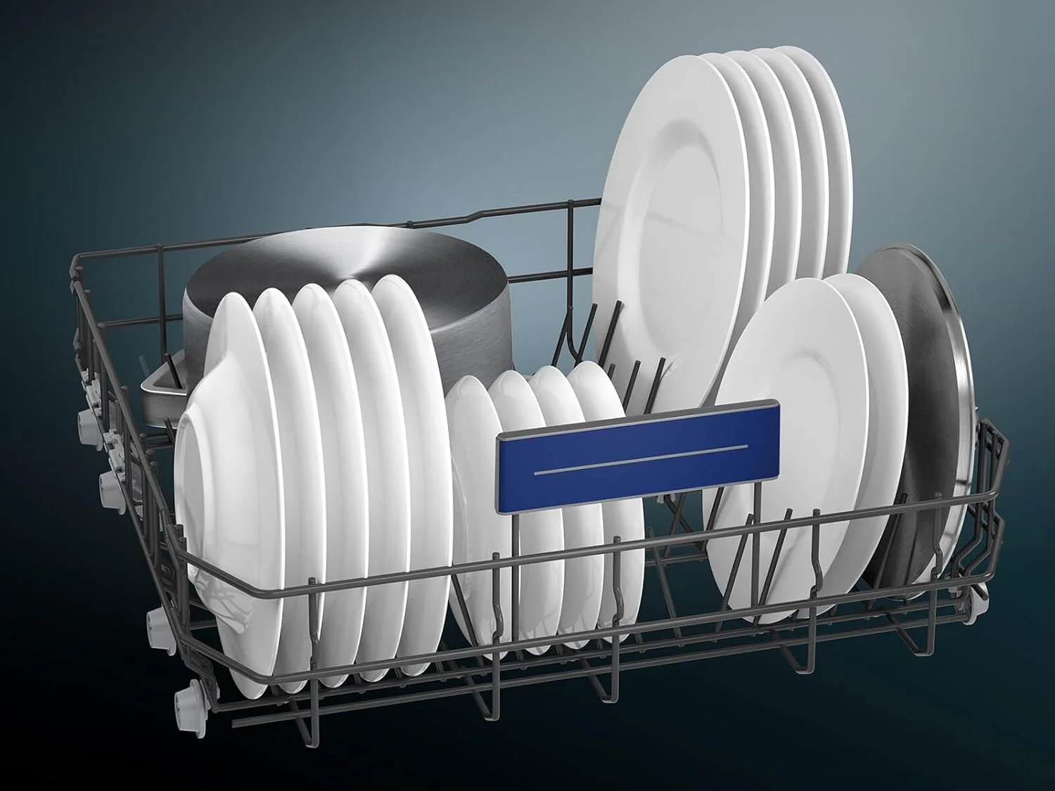 Siemens SN63EX14VE, iQ300 Smarter Geschirrspüler, Vollintegrierte Spülmaschine mit Besteckschublade, 60 cm, Auto Türöffnung dank autoOpen dry, Besonders leise durch iQdrive-Motor, infoLight aquaStop