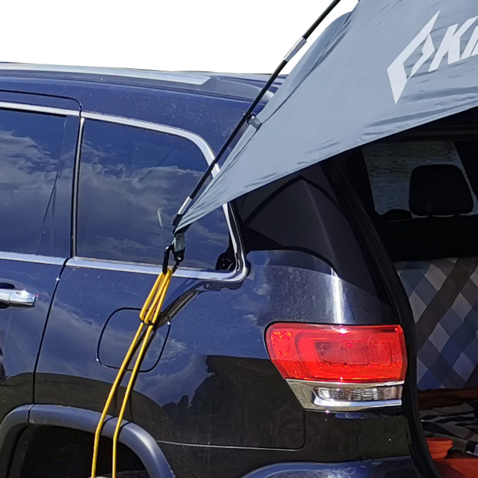 2025 Tienda multifunción Compass – flexible como anexo para coche o pabellón, estable al viento, impermeable y fácil de montar