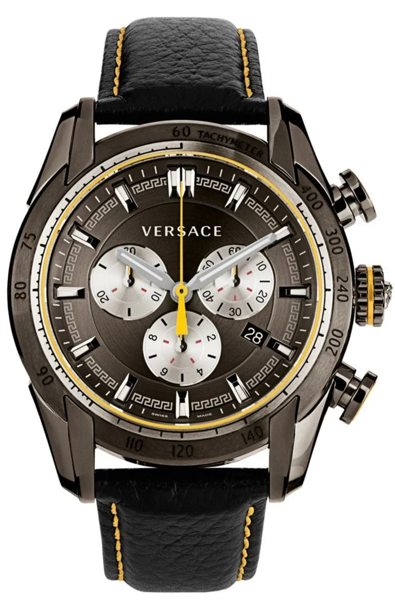 Versace V-Ray Chronograph Grey Dial Men's Watch VDB020014