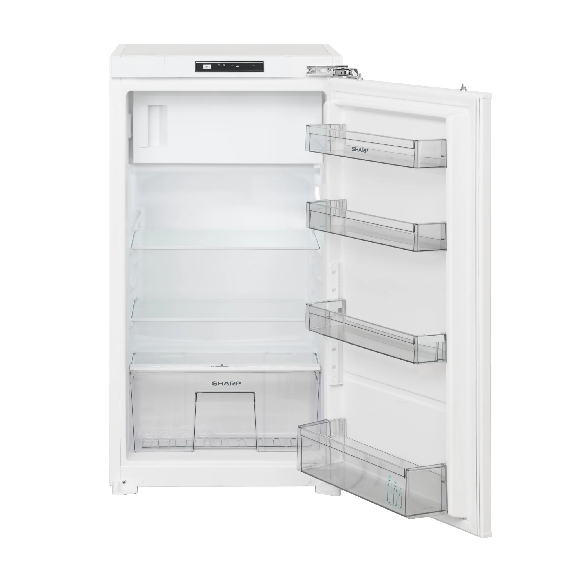 Sharp Einbaukühlschrank mit Gefrierfach SJ-LD140E0XD/CH-Norm, 103er-Nische, Festtür