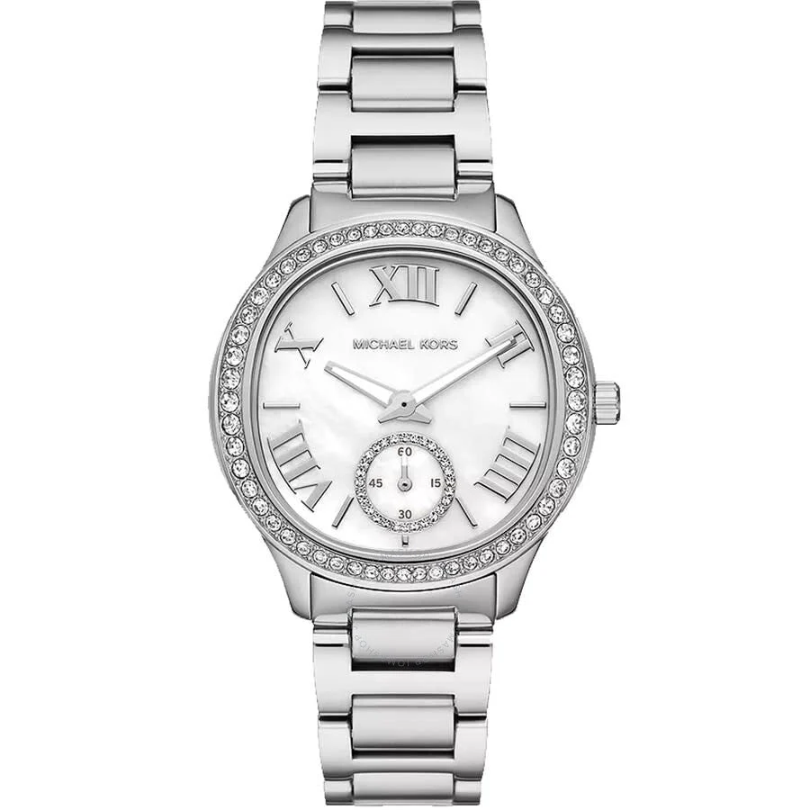 Michael Kors Sage Pavé Silver-Tone Women's Watch - MK4807