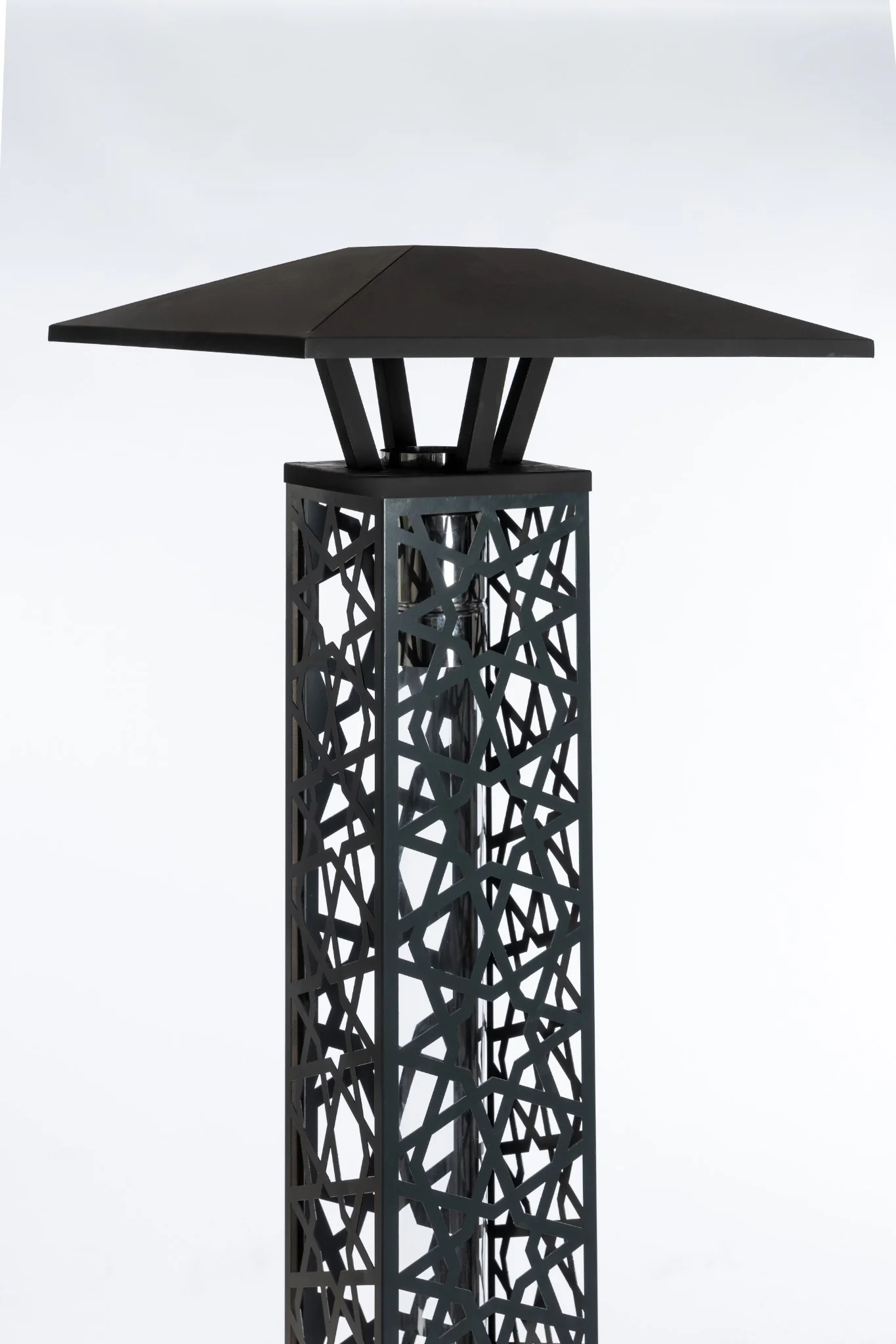 2025 Pektech Peluxe Antracita – Calefactor de pellets elegante para jardín, terraza y restauración