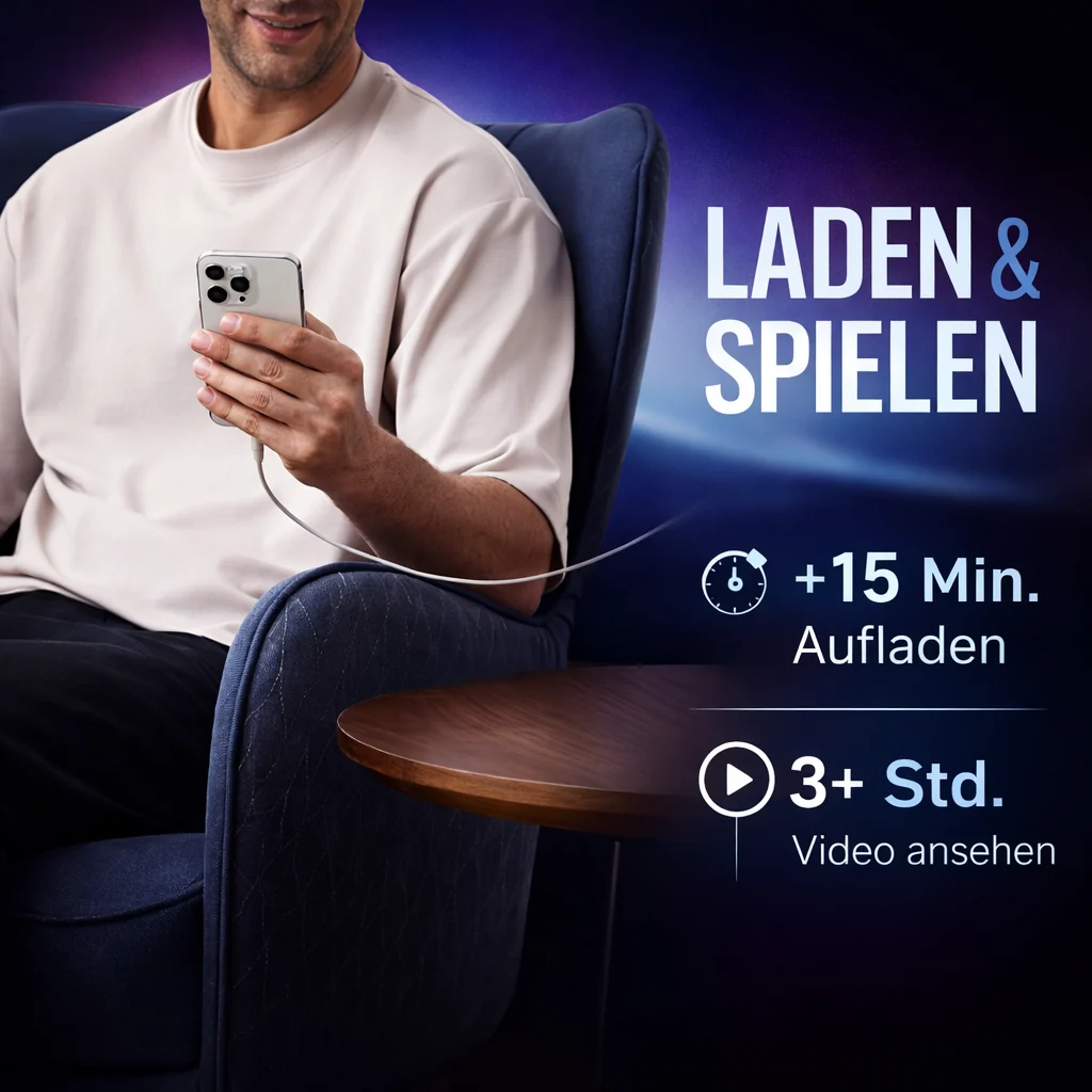 25W USB-C Ladegerät mit Kabel �?Netzteil, Adapter & Schnellladestecker für iPhone & Samsung