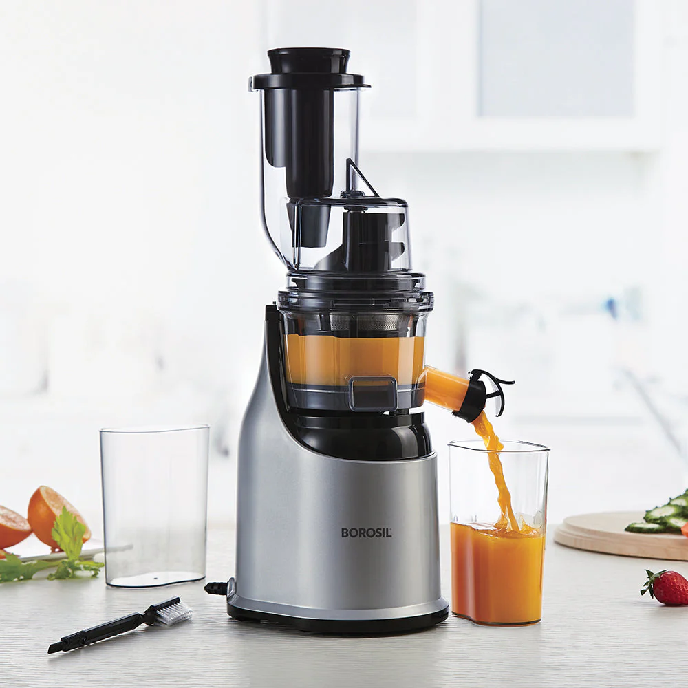 2025 Extractor de jugos lento en frío Borosil HealthPro