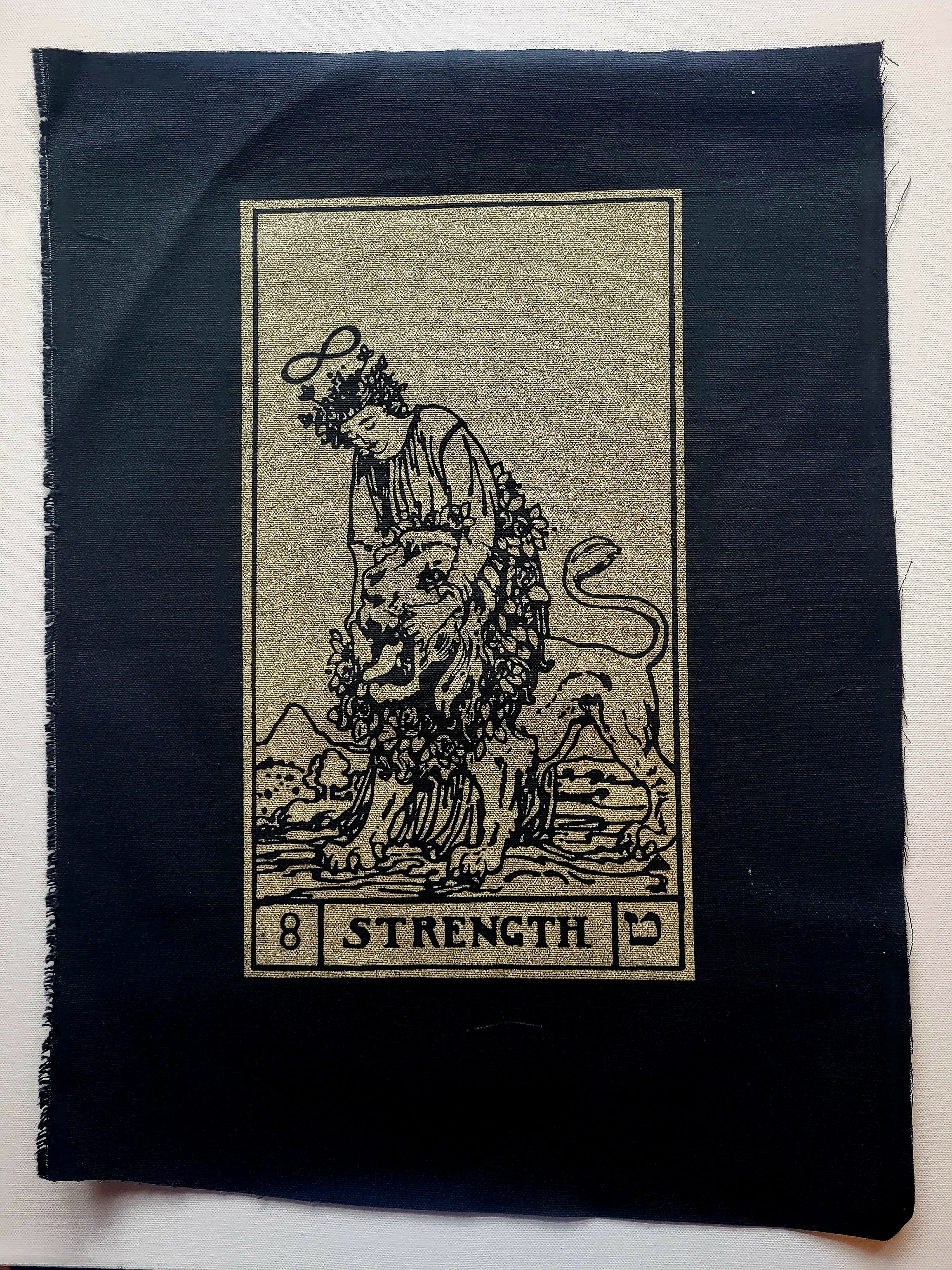 Strength Metallic Back Patch