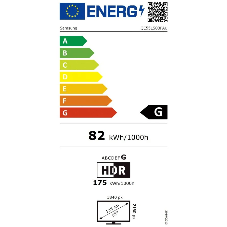 SAMSUNG TV The Frame 4K Vision AI Smart TV (2025), QE55LS03FAU