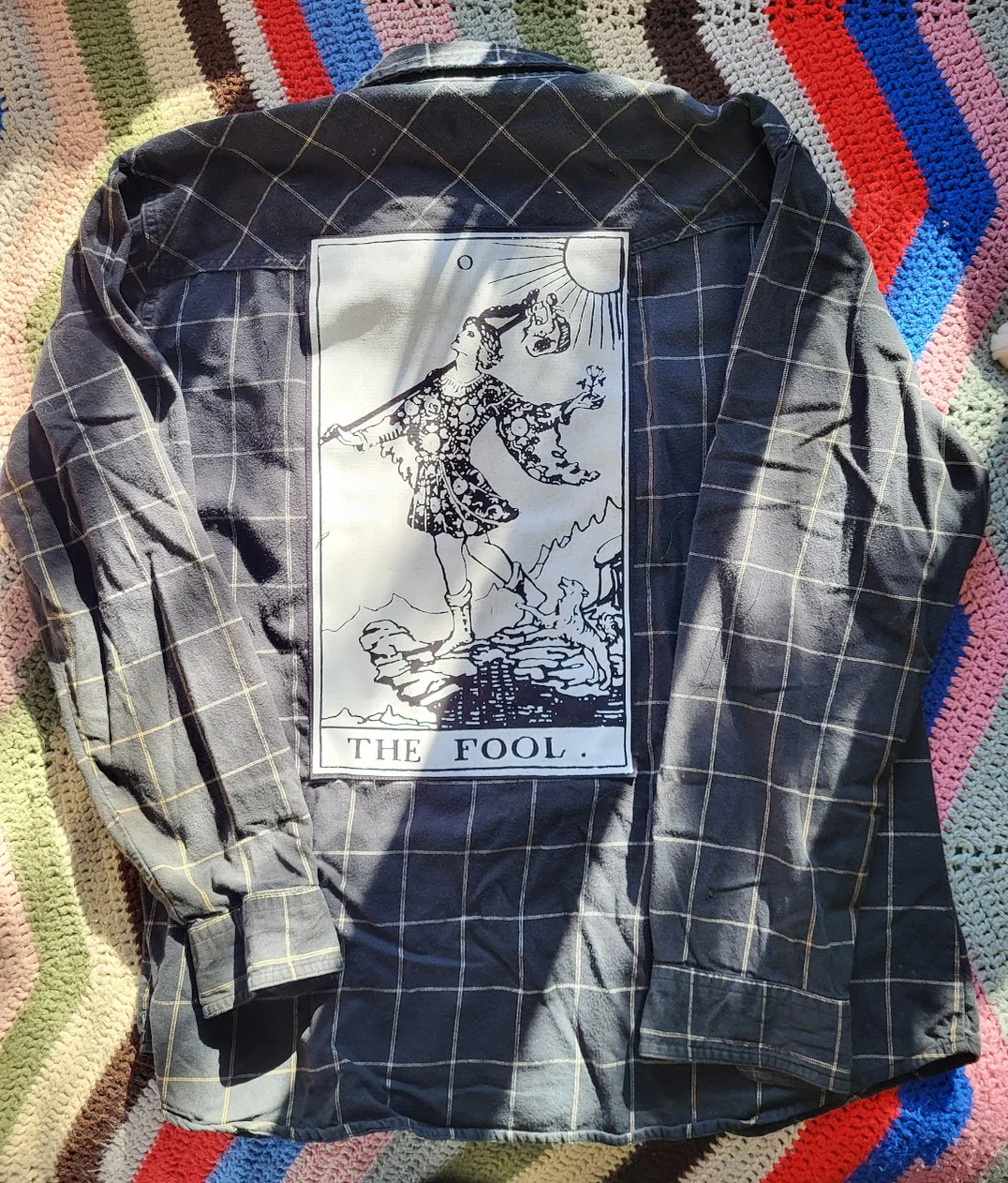 Light Distressed Fool Flannel