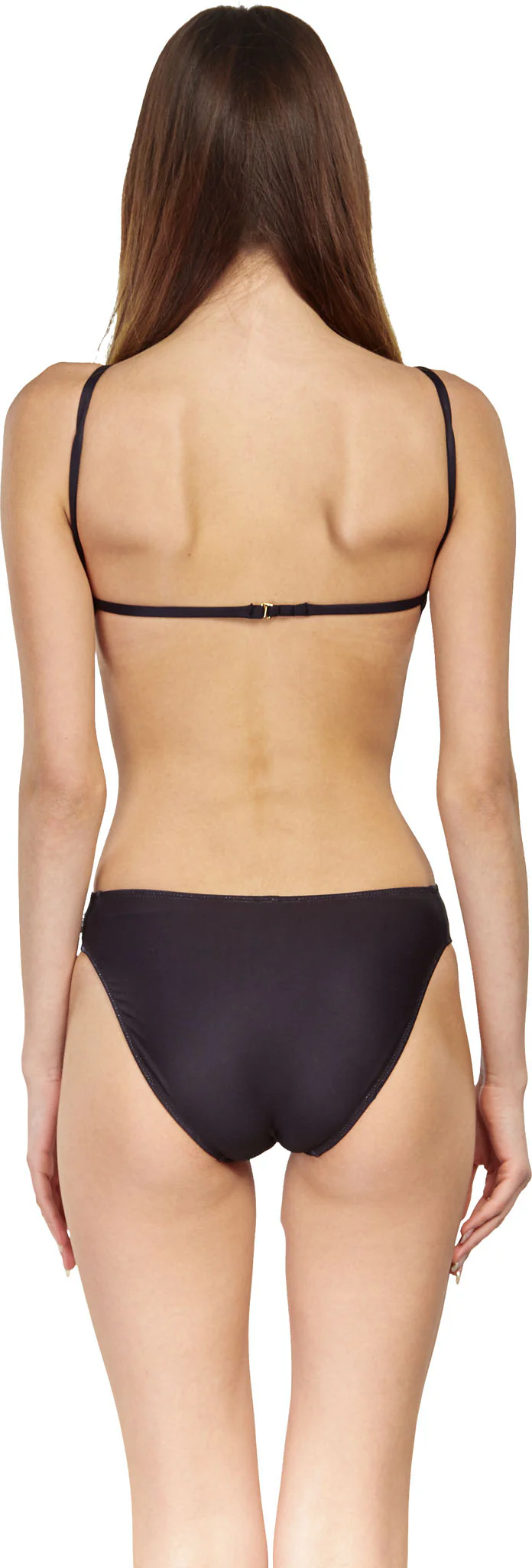 Monokini with thin straps and open back 'Roses Octopus' swimwear