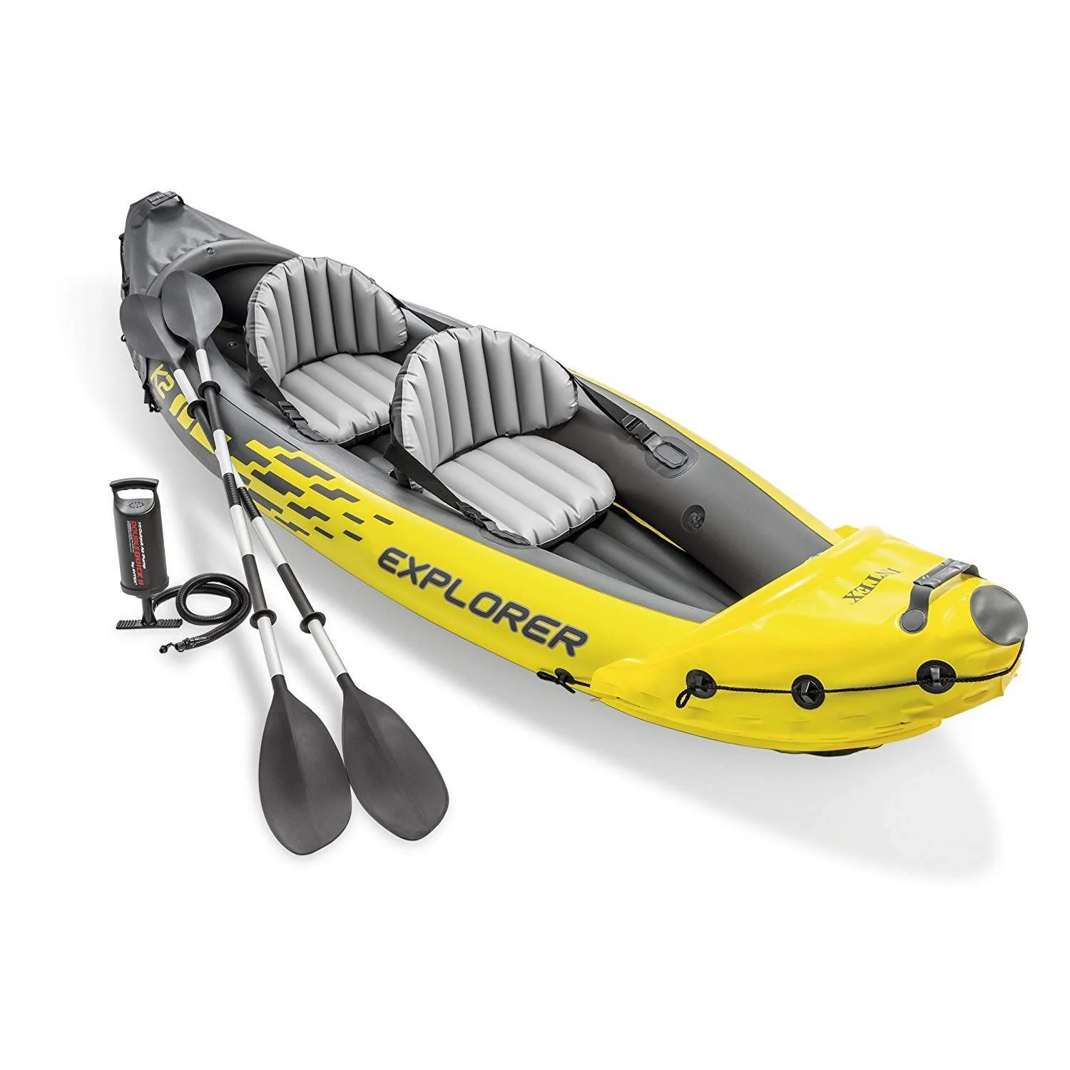 Intex Explorer K2 2 Person Inflatable Kayak Set