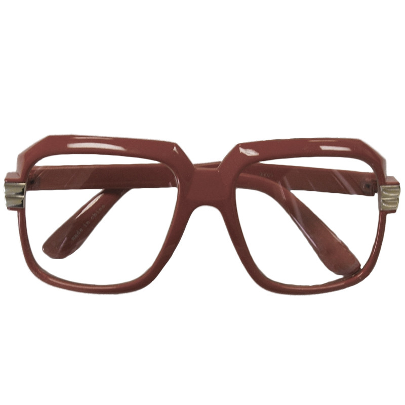 Rapper Style Brown Frame/Clear Lens Sunglasses 1148