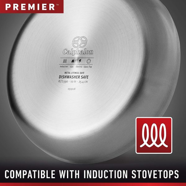 13-Piece Pots and Pans Set, Stainless Steel Kitchen Cookware with Stay-Cool Handles and Steamer Insert, Dishwasher Safe, Silver