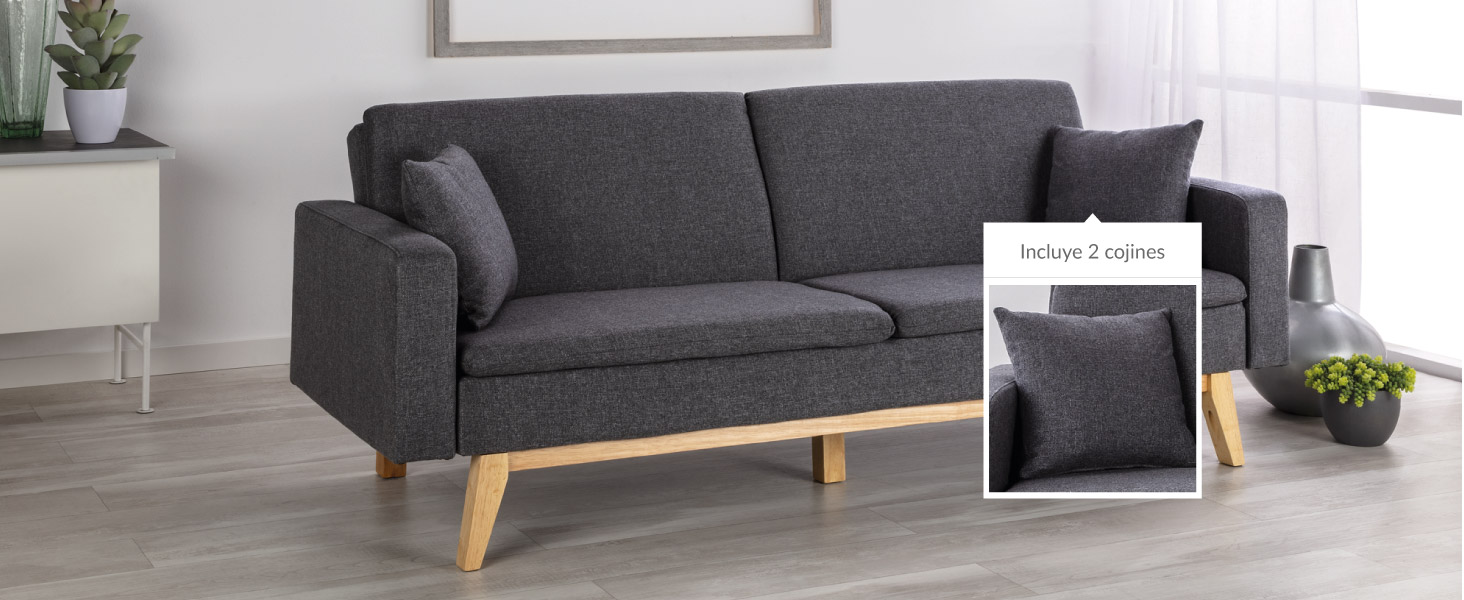 sofa cama matrimonio, sofa cama 3 plazas, sofa cama tres plazas, sofa cama tela, sofa cama clic clac