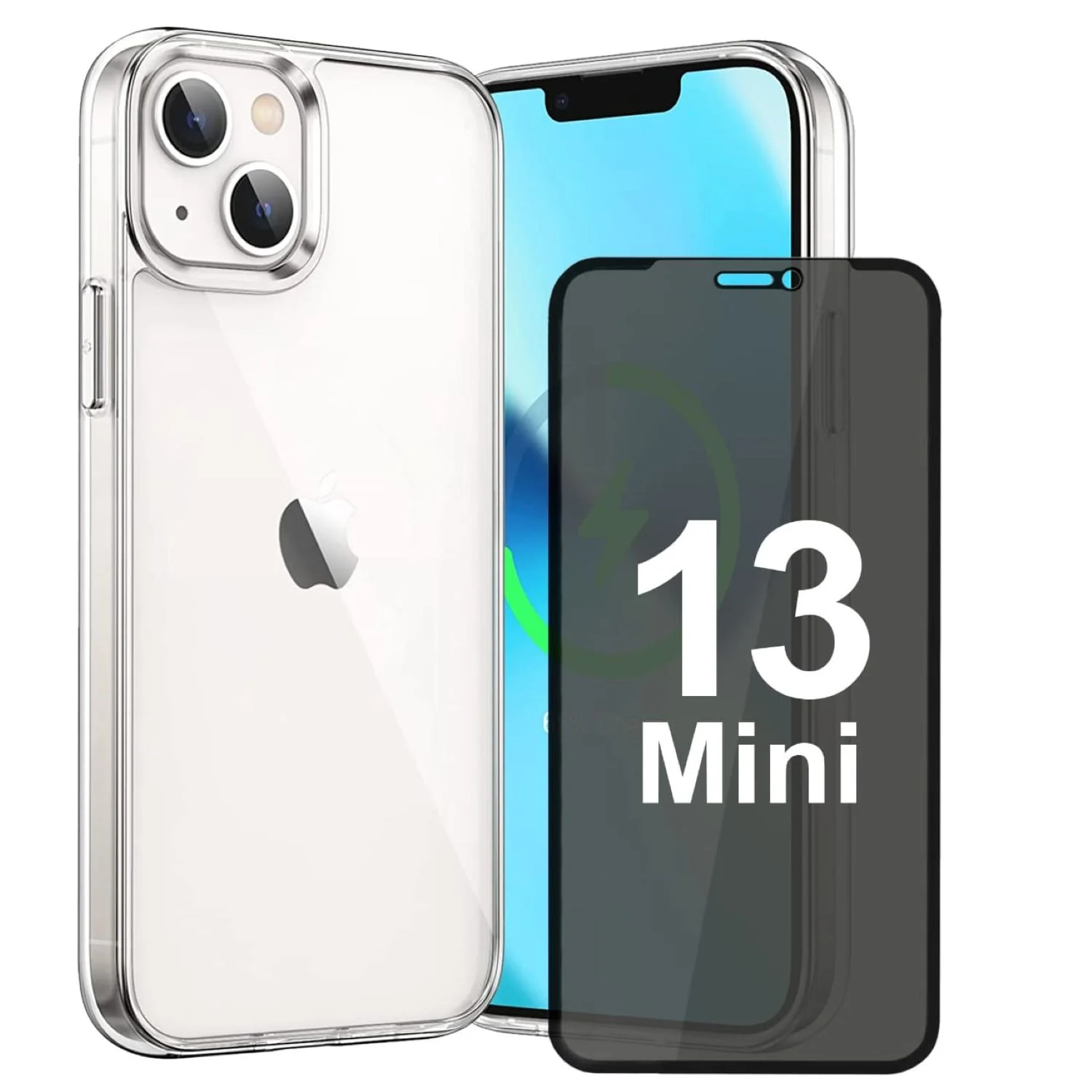 Transparente H��lle f��r iPhone mit Displayschutz