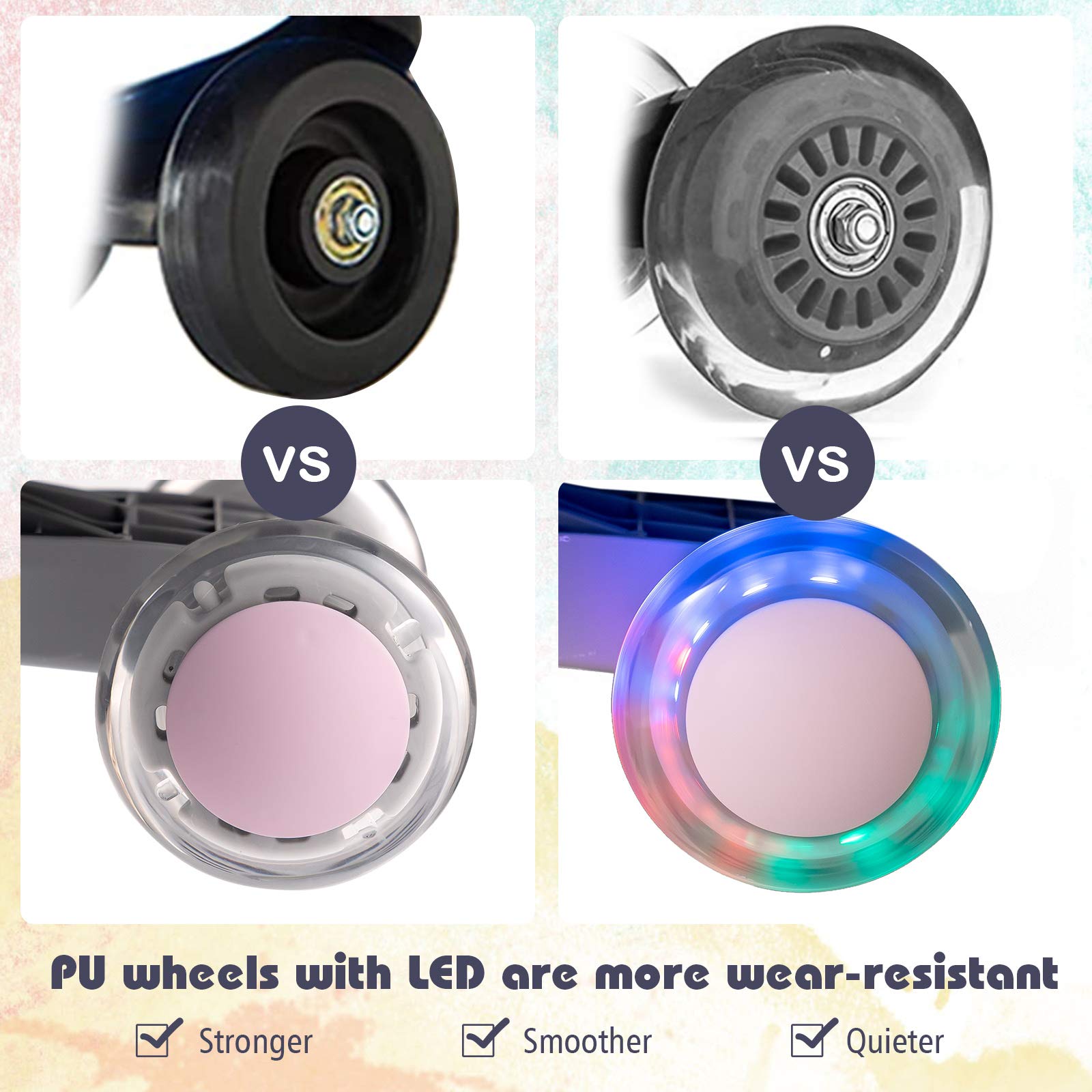 Wiggle Flashing Wheels Batteries Movement