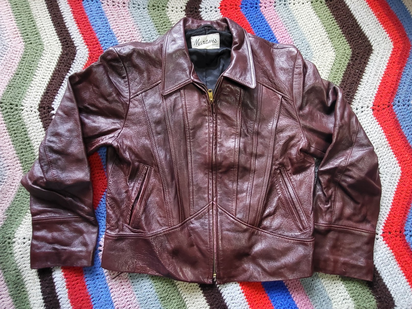 Metallic Magician Classic Leather Jacket