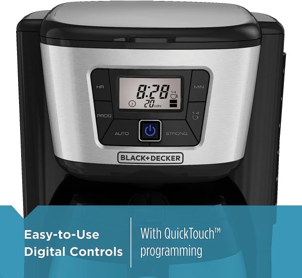 12-Cup Thermal Coffeemaker, Black/Silver, CM2035B