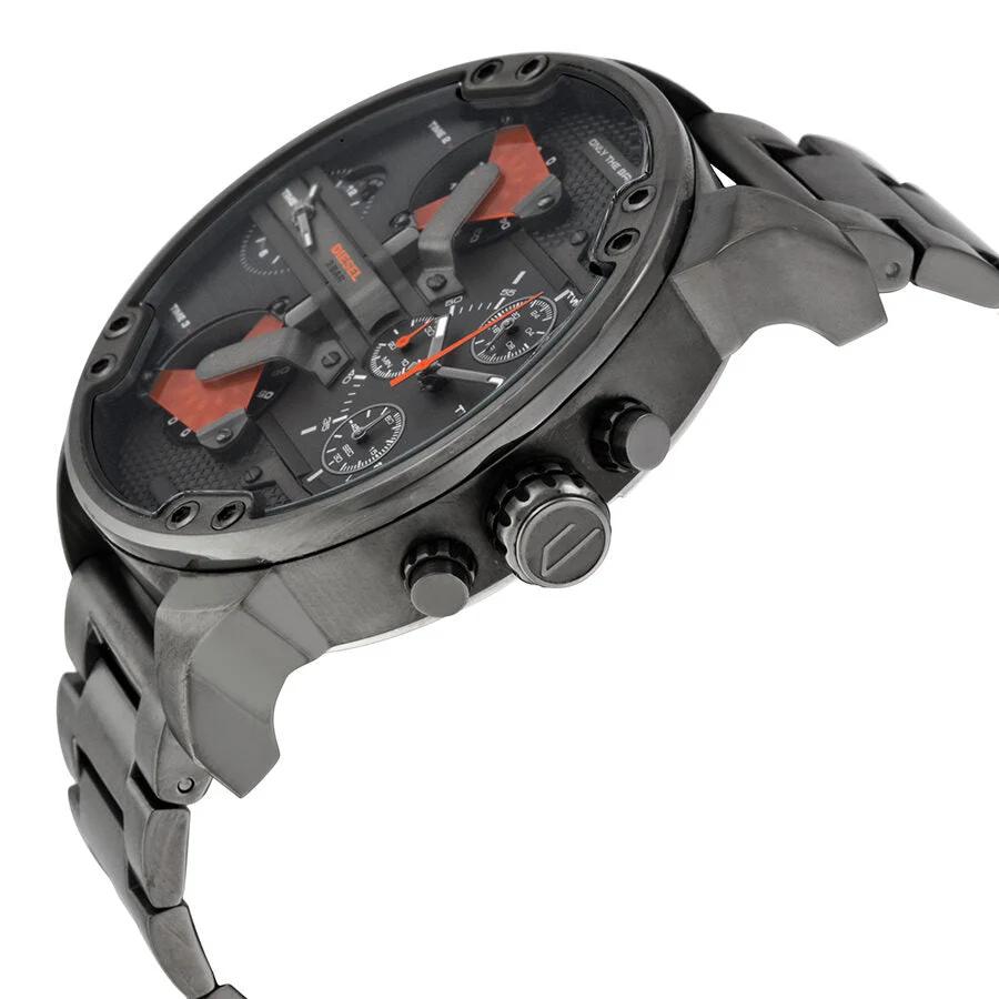 Diesel The Daddies Chronograph Four Time Zone Dial Men's Watch DZ7315