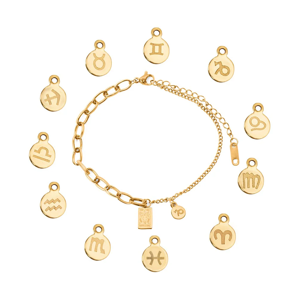 Sterrenbeeld Armband Zodiac - RVS - 18K Goud Verguld - Horoscoop