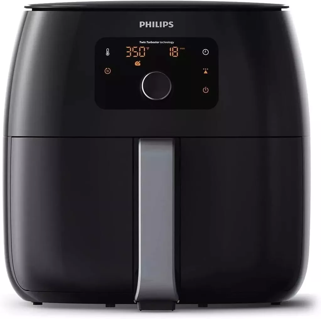 2025 Philips Airfryer XXL met Vetverwijdering & Rapid Air Technologie ?C 3 lb / 7 qt ?C 5 Vooraf Ingestelde Programma??s