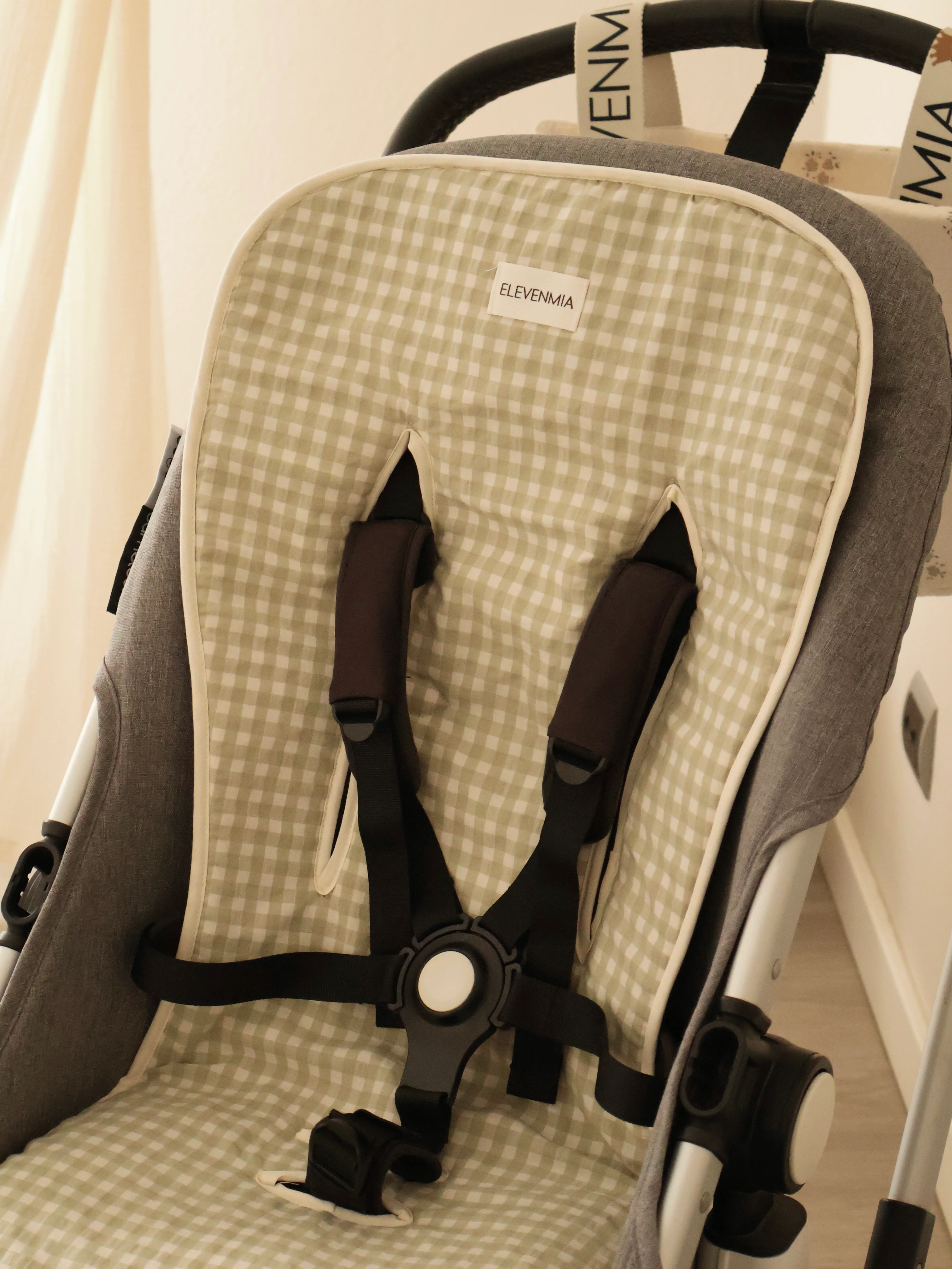 Colchoneta universal Vichy Matcha