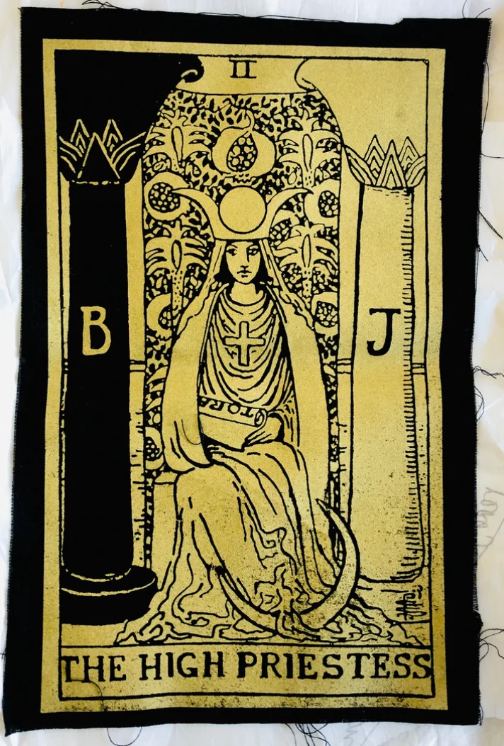 High Priestess Metallic Back Patch