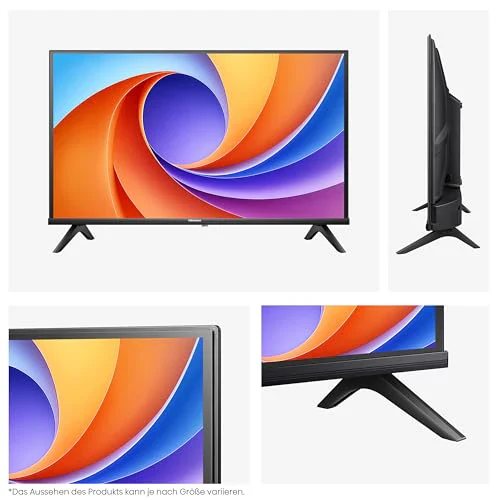 Hisense 40E4QT Fehrnseher, 40 Zoll, DLED, Smart TV, Game Mode, AI Sports Mode, Dolby Audio, Dolby MS12, DTS Virtual X, HDR10, HLG, Full HD, High Contrast, Rauschunterdr��ckung [2025]