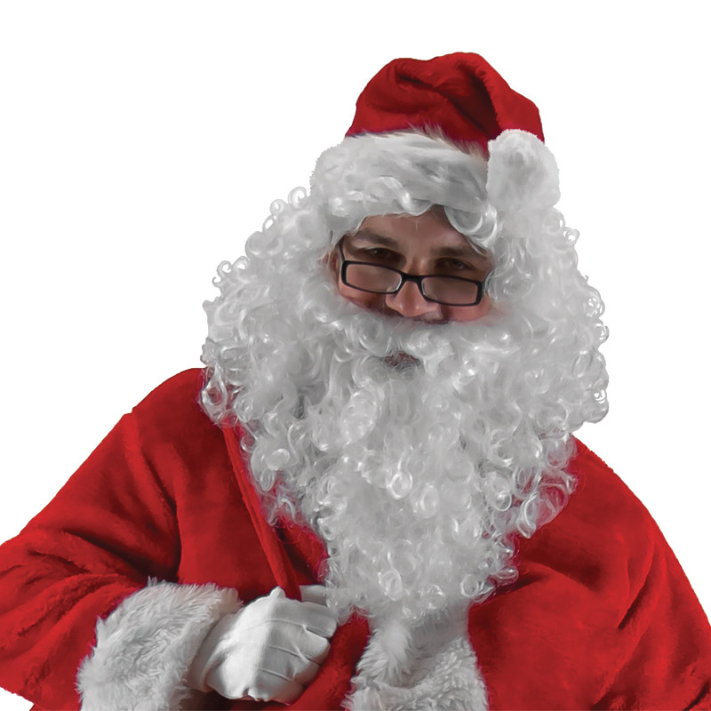 Santa Glasses Black Frame 1173