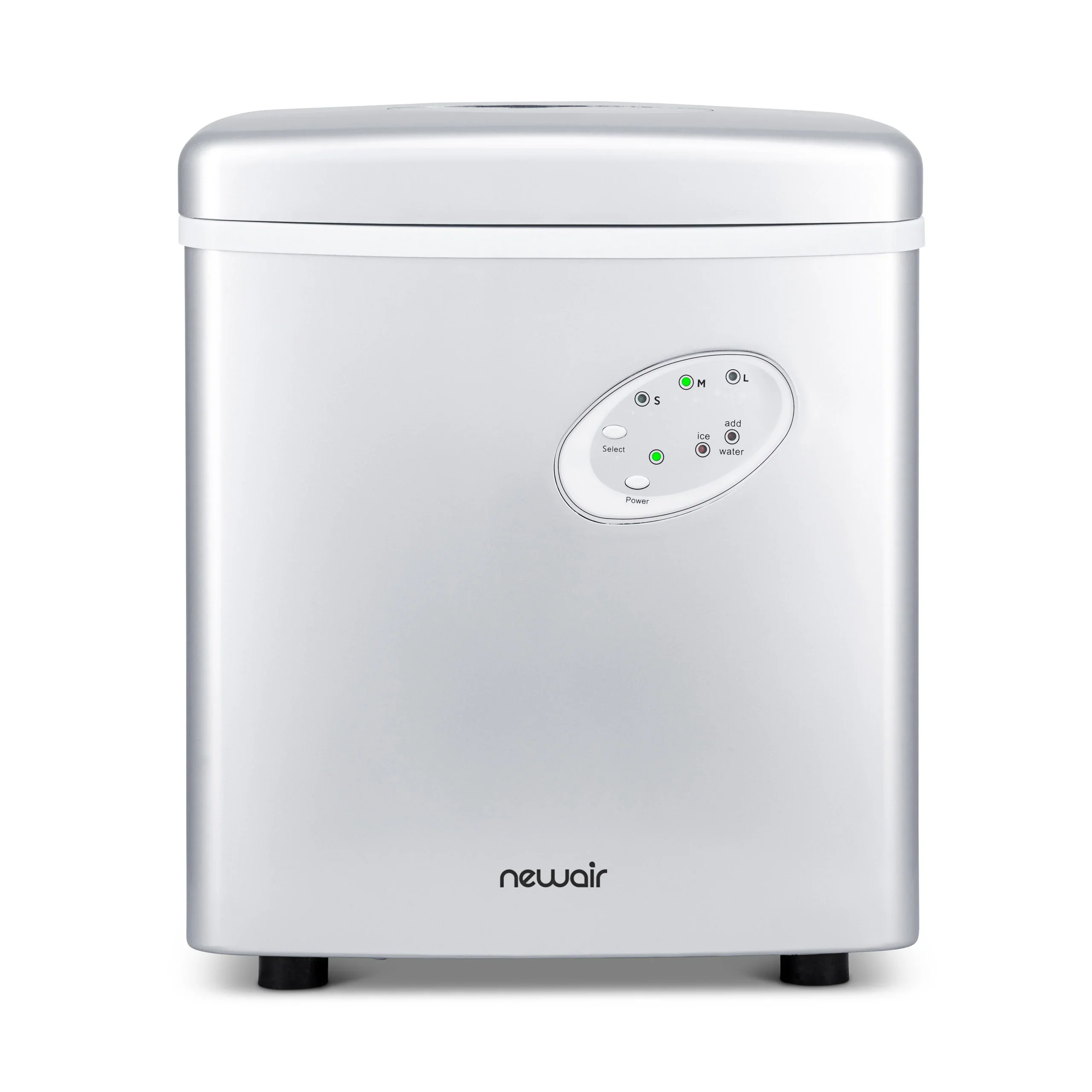 2025 Máquina de Hielo de Encimera Newair® – Cubos de Hielo en Forma de Bala
