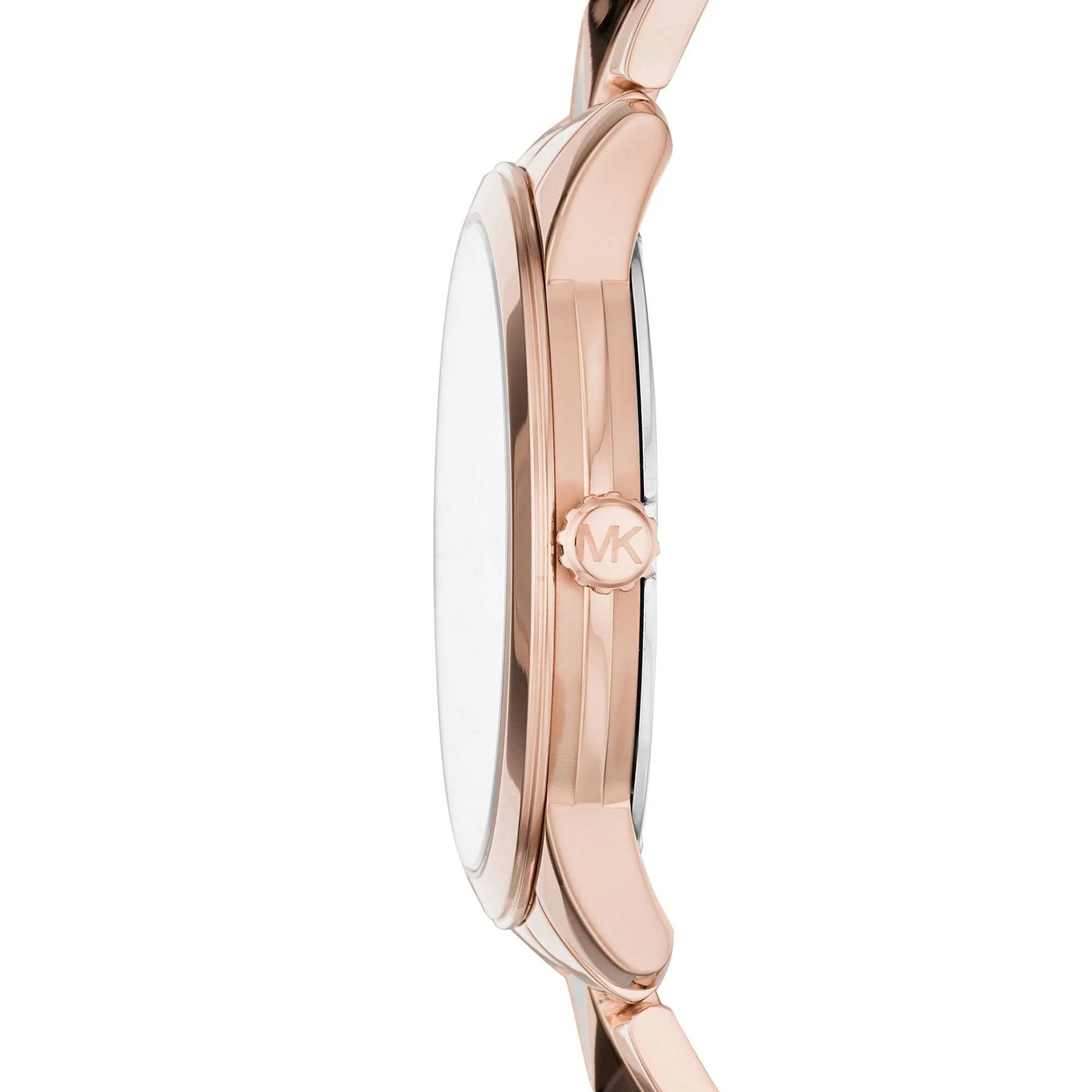 Michael Kors Runway Mercer White MOP Dial Rose Gold Women's Watch - MK6671