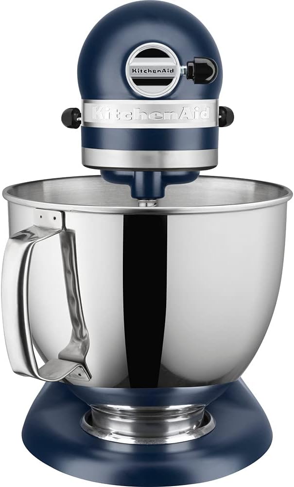 KitchenAid Küchenmaschine I Artisan I Kippbarem Food Processor I Teigknetmaschine mit 5 Zubehör | 2 Schüsseln aus Edelstahl | 4.8 L | Pistaccio