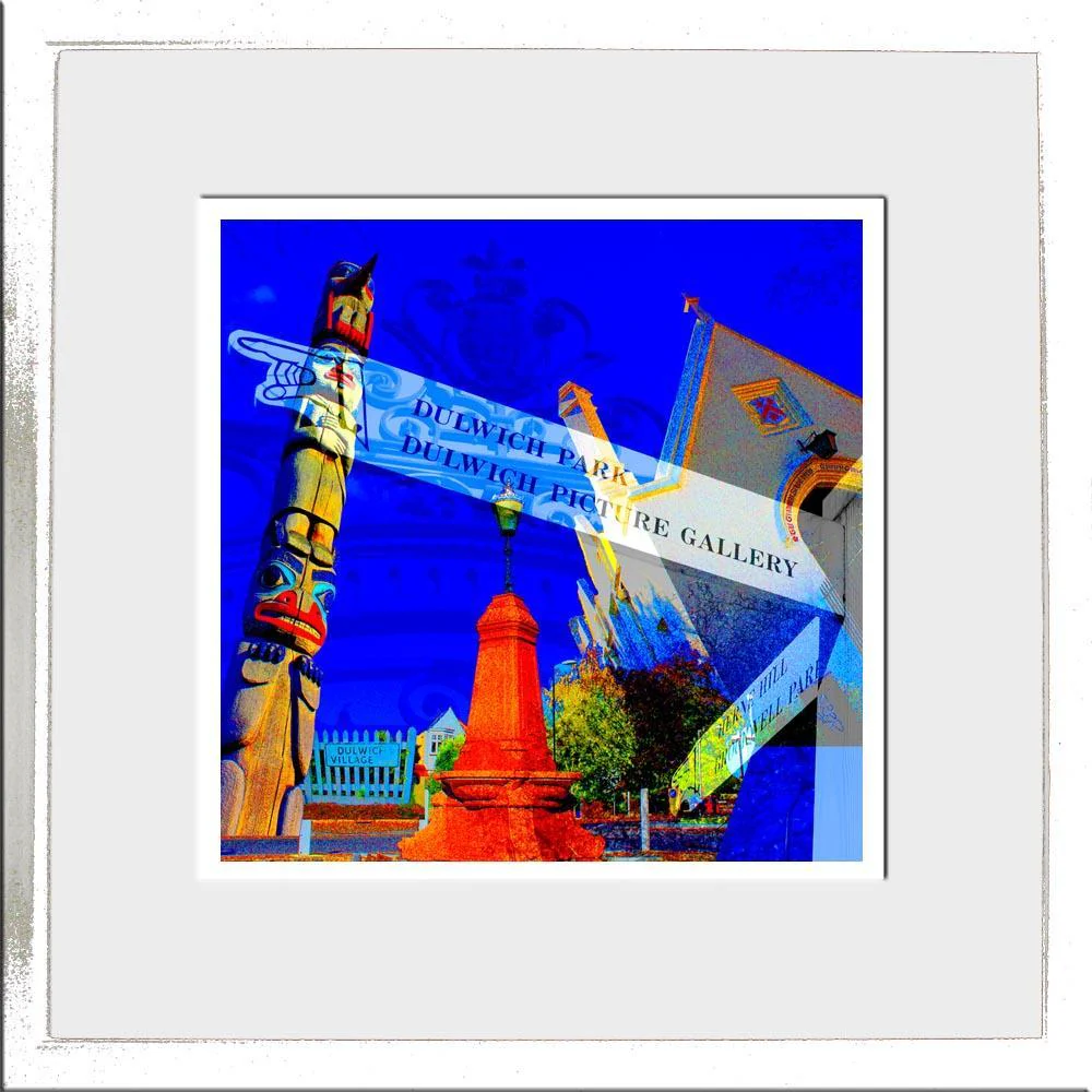 Dulwich Landmarks Blue