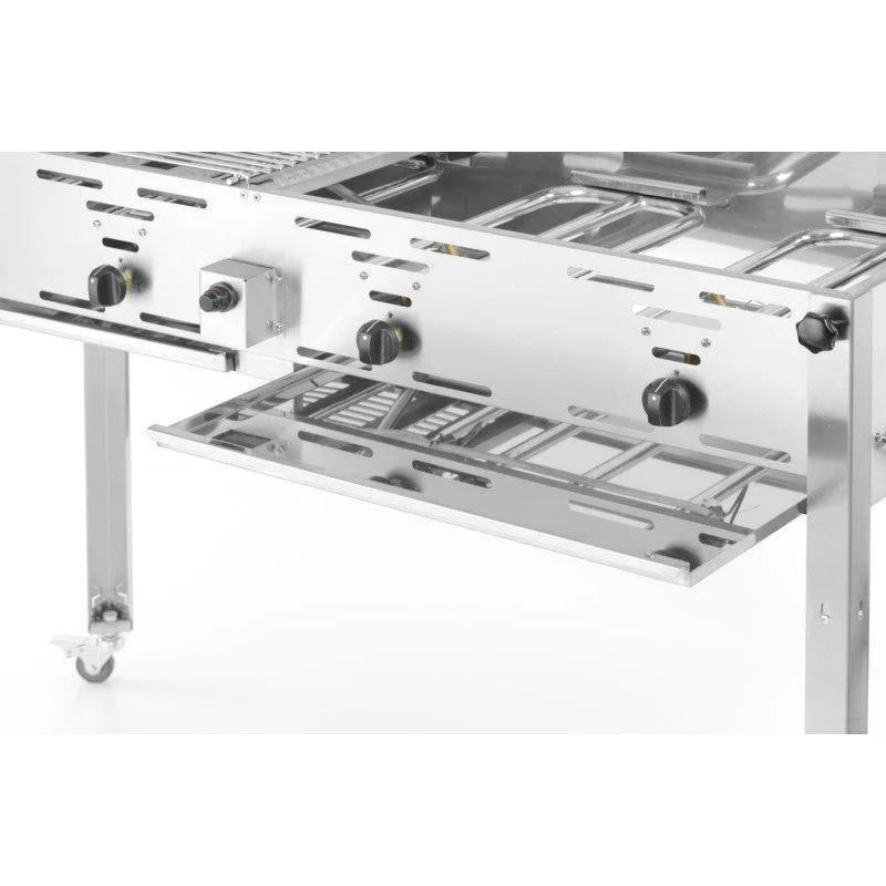 HENDI Gastro-Grill Gas Master Quattro
