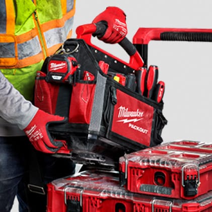 Milwaukee 48-22-8315 15 in. PACKOUT Tote Transport on and off the site