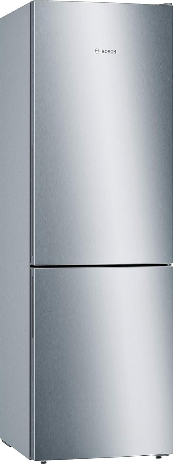 Bosch KGN36NWEA Serie 2 Kühl-Gefrier-Kombination, 186 x 60 cm, 215 L Kühlen & 87 L Gefrieren, NoFrost nie wieder abtauen, LED-Beleuchtung gleichmäßige Ausleuchtung