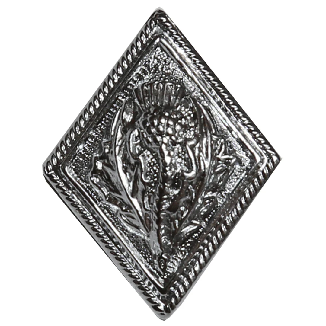 Clearance Chrome Thistle Buttons (Medium)