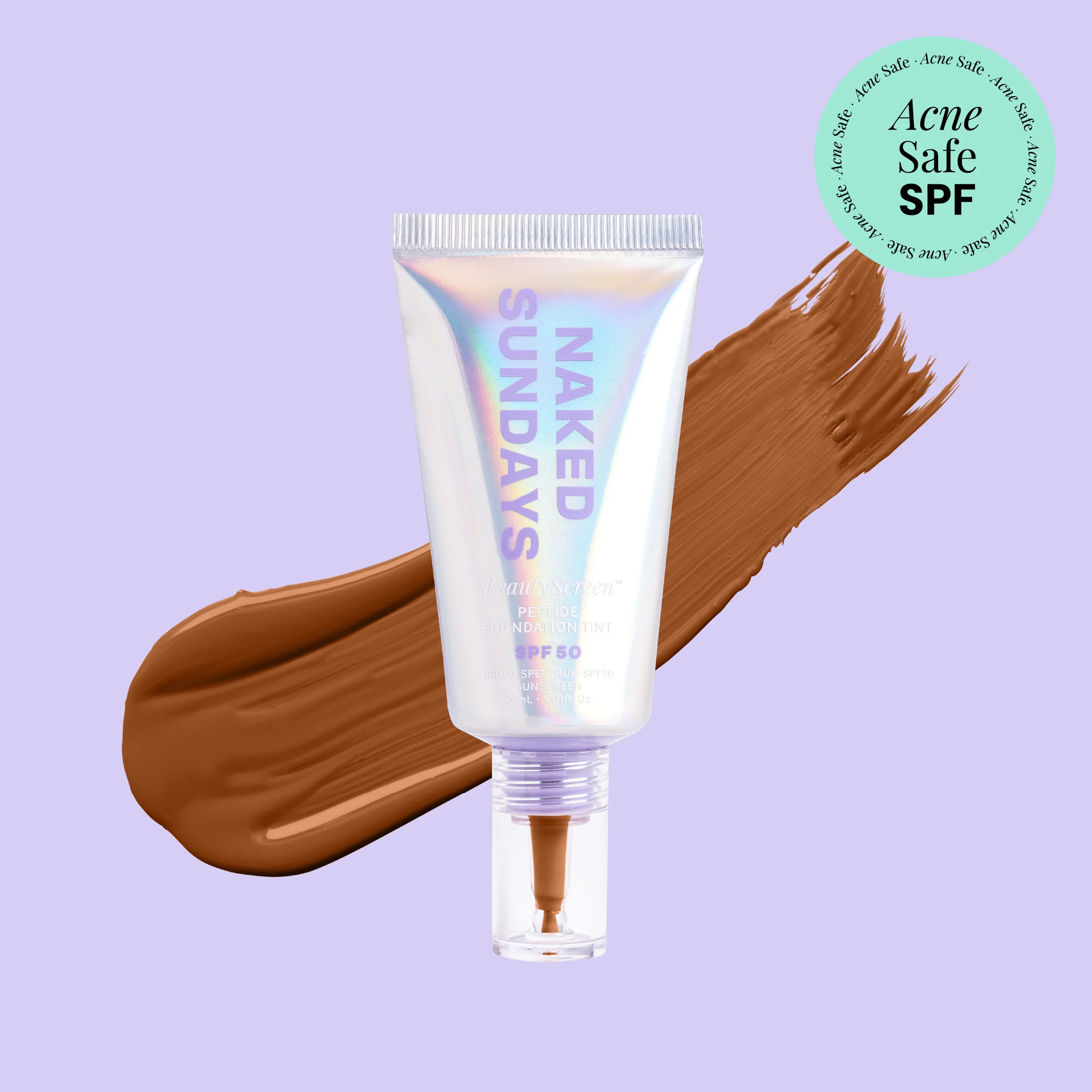 BeautyScreen™ SPF50 Peptide Foundation Tint - 8 Golden Tan Honey