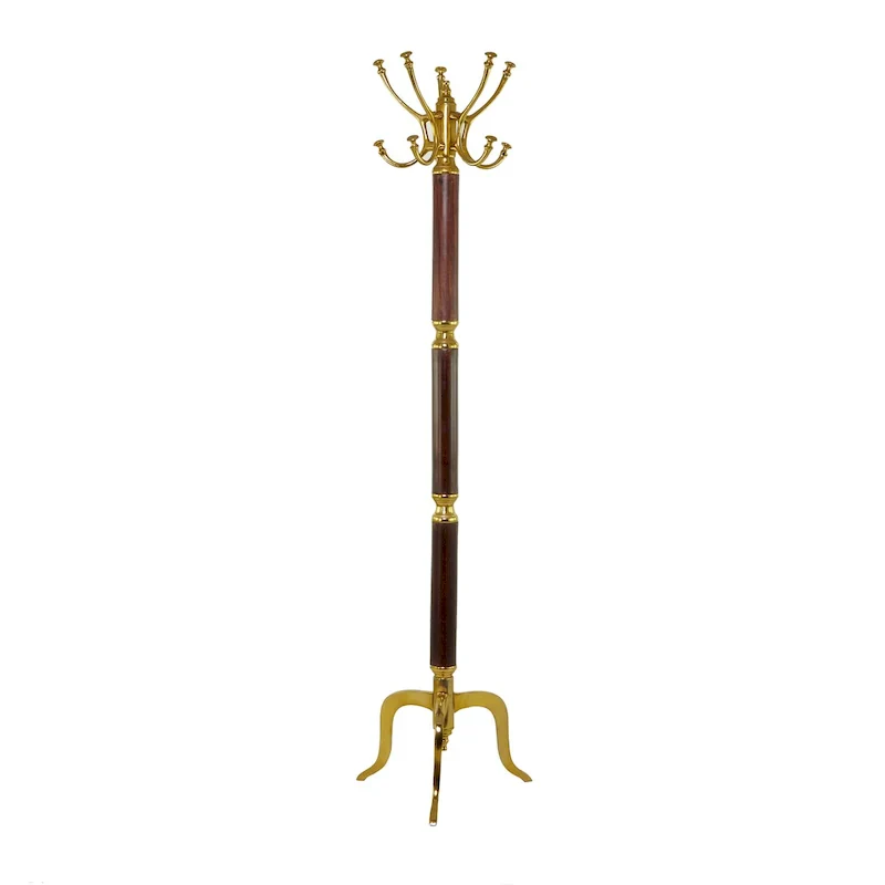 Roche River Decor Aluminum Coat Rack - Available in Silver or Gold