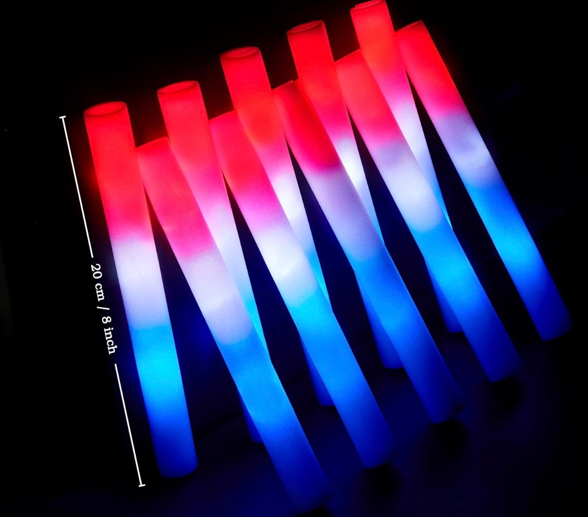 Patriotic USA LED Foam Sticks World Cup 9138
