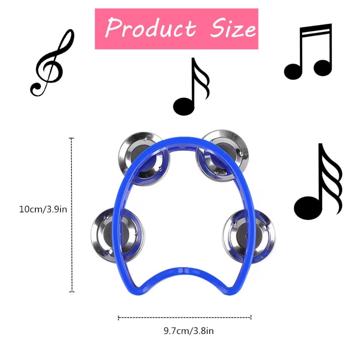 Bulk Tambourines | Wholesale Tamborines |  Standard Size 1889
