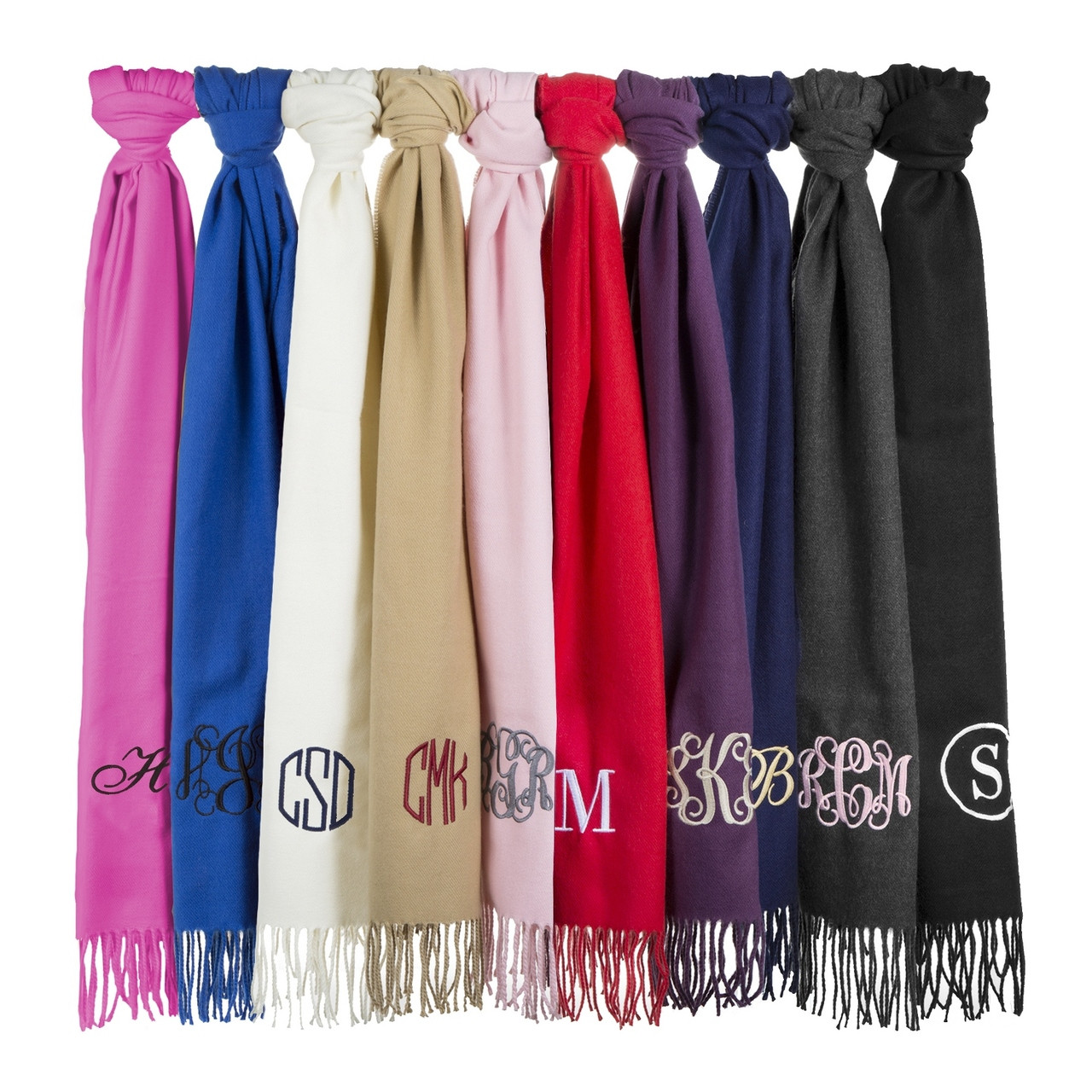 Monogrammed Pashmina | Wedding Shawls |  Bridesmaid Shawls | Scarf   28