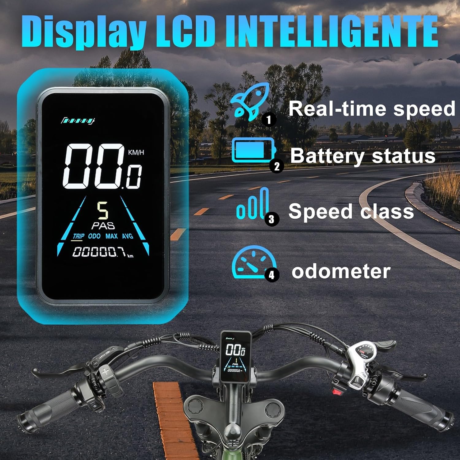 KETELES Electric Bike for Adults, Moped Style Dual Motor Ebike Full Suspension e-bike 20X4.0 Fat Tire Electric Dirt Bike 2000W AWD Electric bicycle 48V 23AH Removable Battery Hydraulic Disc Brake
