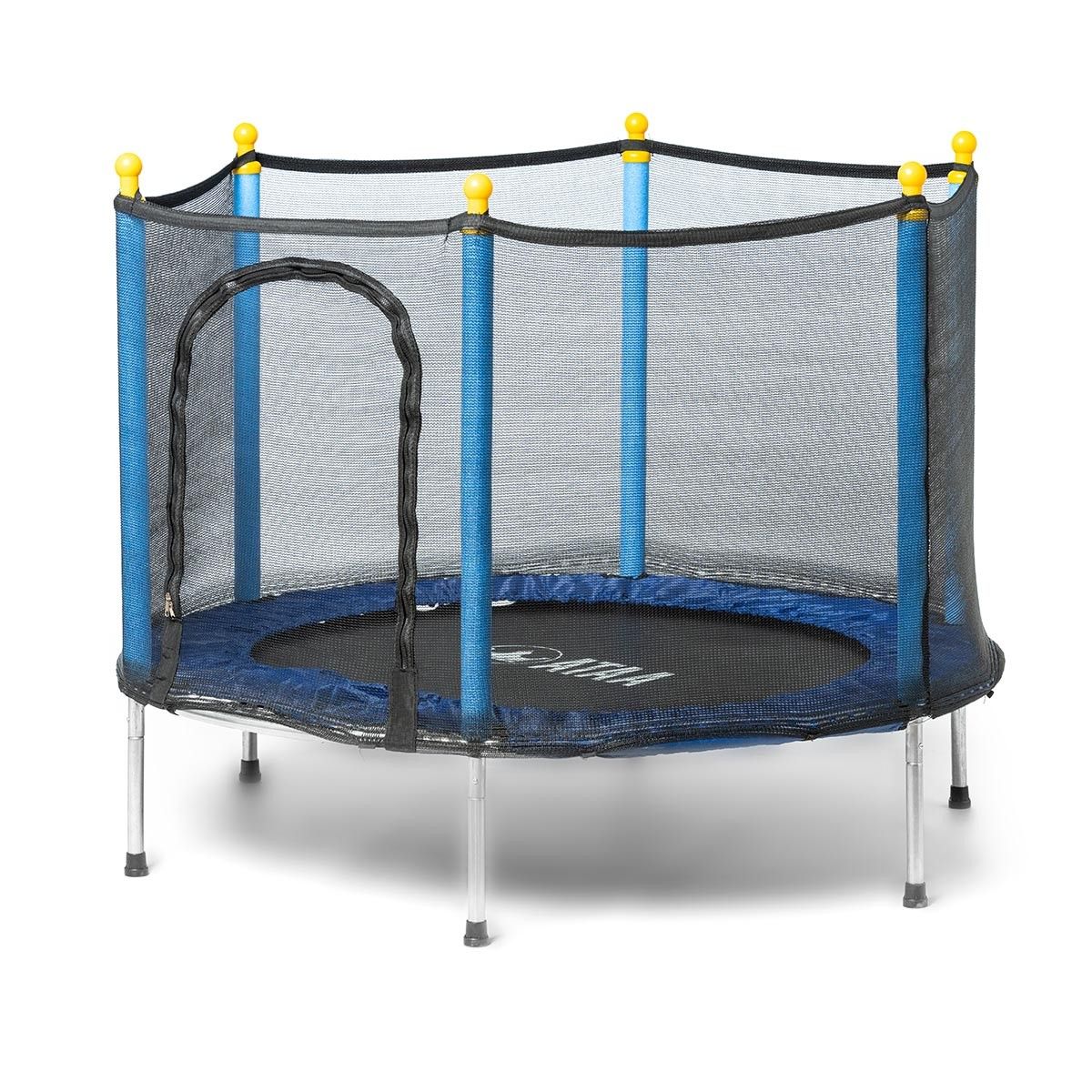 Cama Elástica Infantil Salty 140 Azul - Juegos Y Juguetes Infantiles Para Niños Al Aire Libre