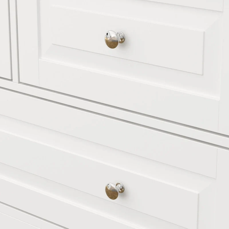 78.7H Combo Twin Wardrobe Set Elegance Meets Utility Armoires Closet