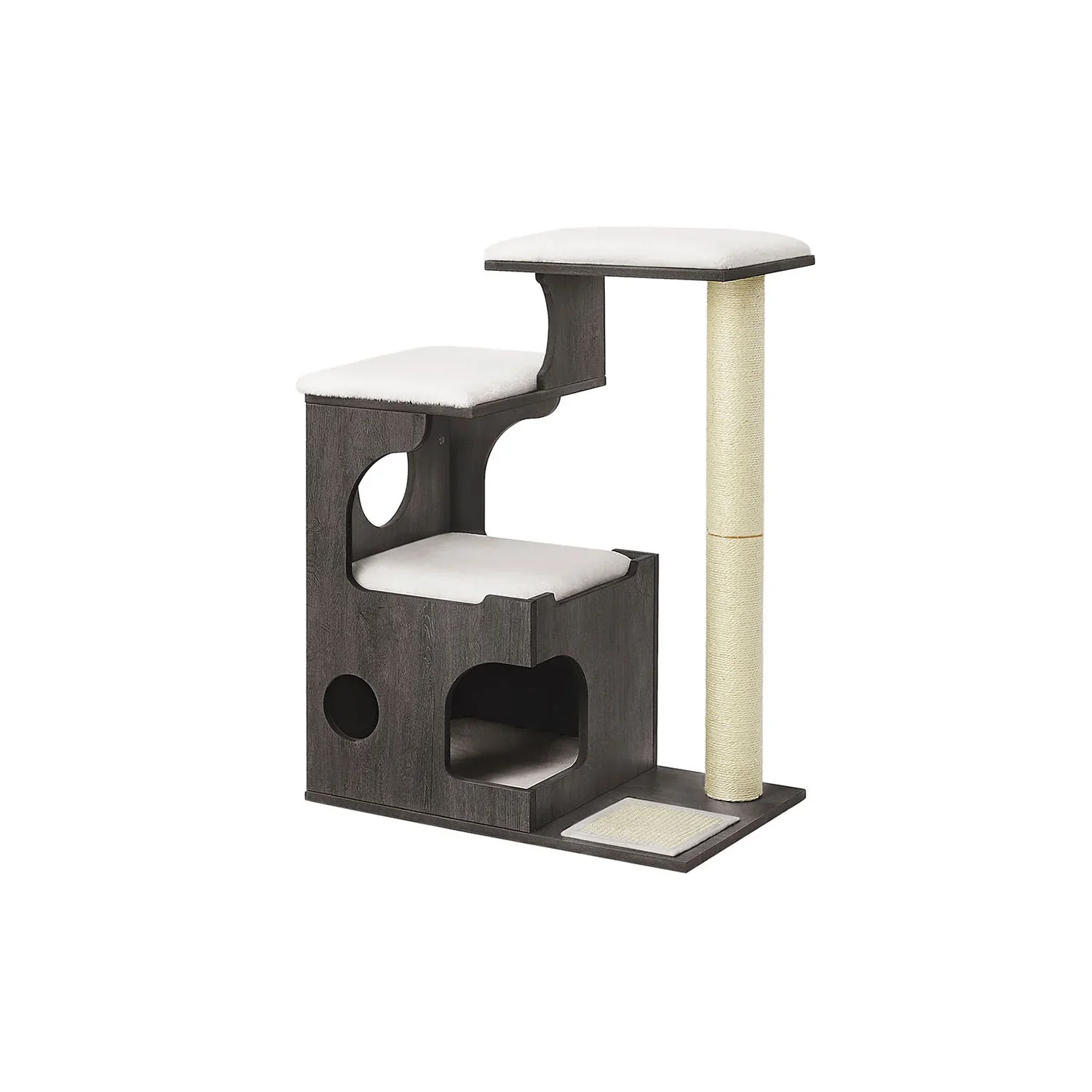 Árbol de Gatos Tablero de Aglomerado con Poste de Sisal Plataforma