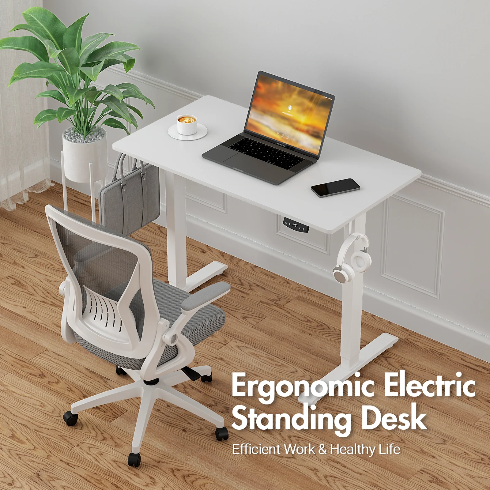 Electric Standing Desk Height Adjustable 100cm