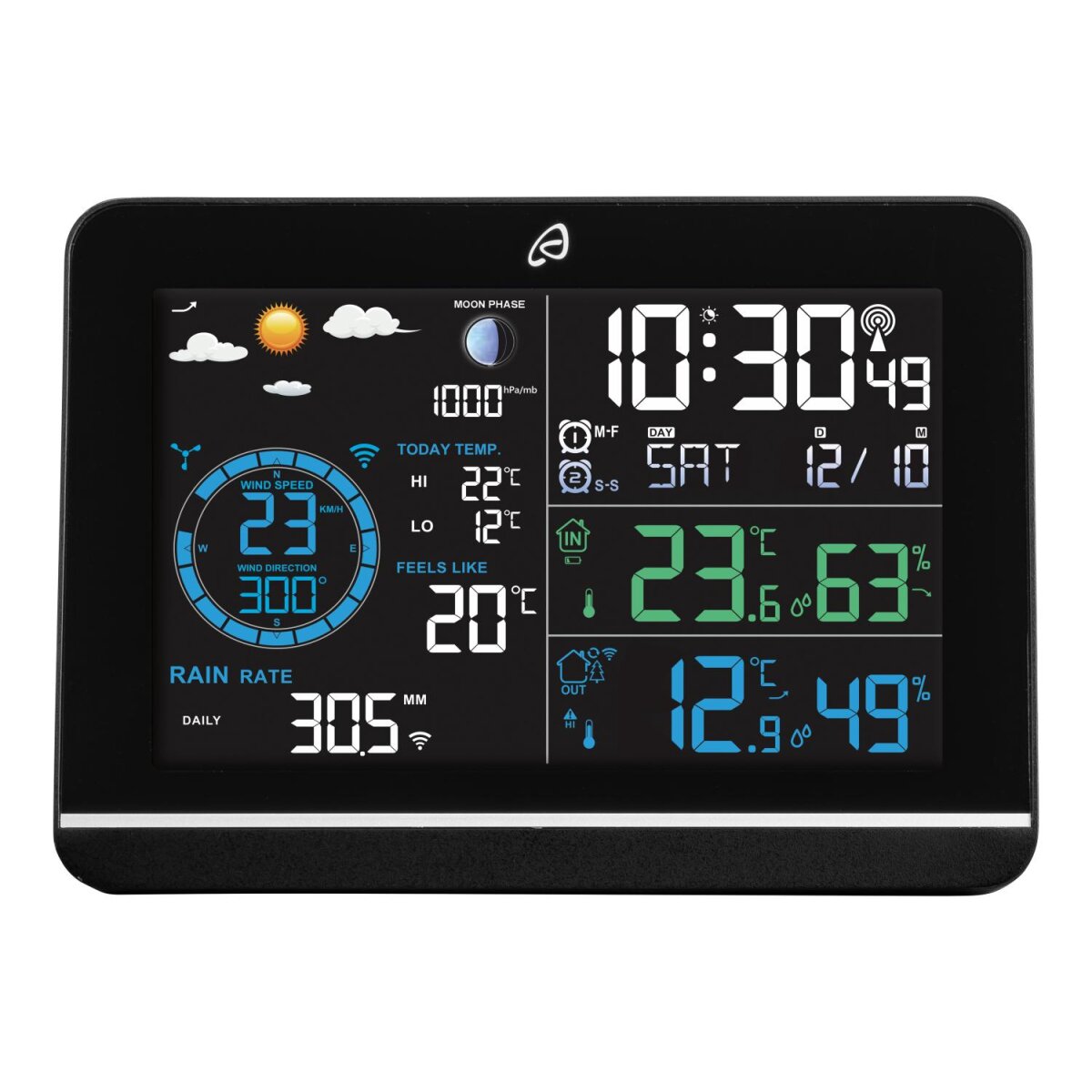 AURIOL® Wetterstation mit Multitool Wetterhahn - B-Ware sehr gut