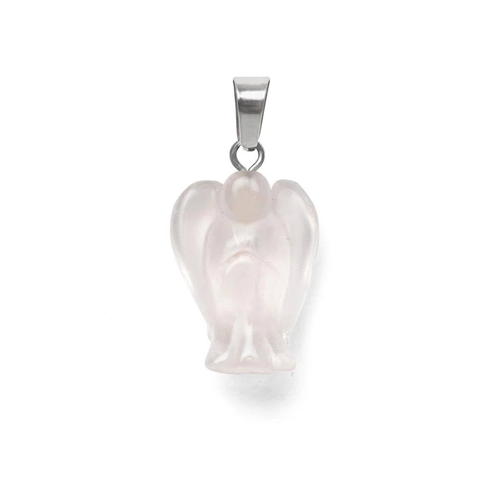 Bergkristal Hanger - Kristal Beschermengel - Edelsteen Engeltje - Sereniteit