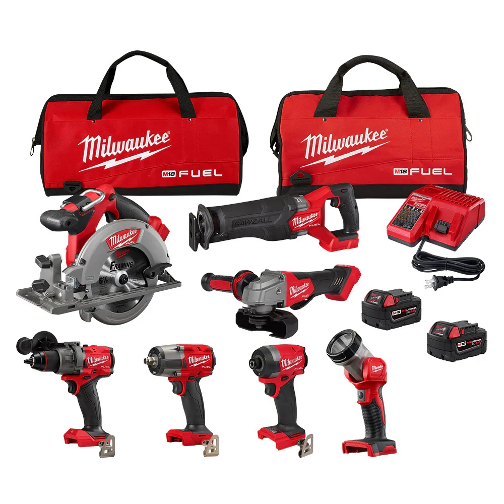 2025 Milwaukee 3697-27 Kit Combinado M18 FUEL™ de 7 Herramientas