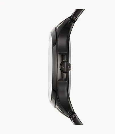 Armani Exchange Hampton Date Black Dial Black Watch - AX2413